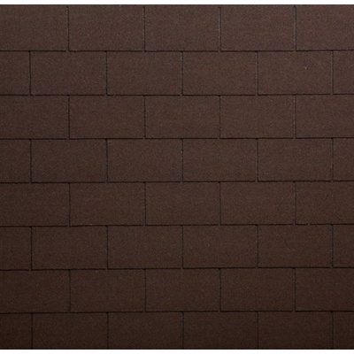 Tegola Eco Roof Rectangular 032 Obdélník mix hnědý 1 m²