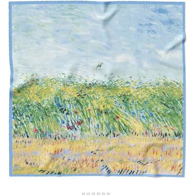 Bavlissimo šátky se známými obrazy od Vincenta Van Gogha Pšeničné pole se skřivanem