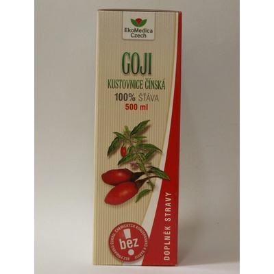 Ekomedica Goji Kustovnice čínská 100% šťáva 0,5 l