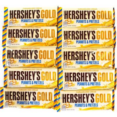 Hershey's Gold Peanuts & Pretzels 10 x 39 g