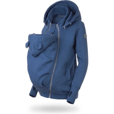fun2bemum Těhotenská a nosící bavlněná mikina 5v1 Pola Jeans Blue – Hledejceny.cz