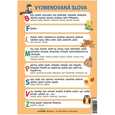 Vyjmenovaná slova, A5 LUMA LUMA trading s.r.o.