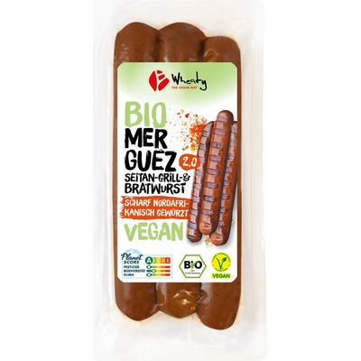 Wheaty Seitan alternativa klobásy uzená Merguez 120 g