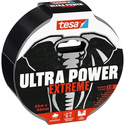 Tesa Ultra Power Extreme Páska opravná PE 50 mm x 10 m čierna