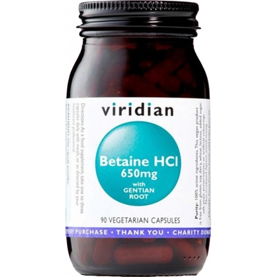 Viridian Betaine HCL 90 kapslí
