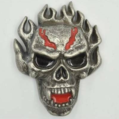 Přezka na pásek Skull