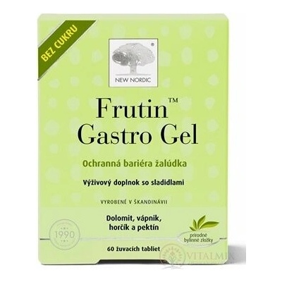 NEW NORDIC Frutin Gastro Gel žvýkací 60 ks
