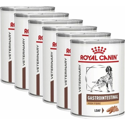 Royal Canin Veterinary Diet Adult Dog Gastrointestinal High Fibre 6 x 410 g