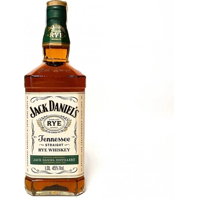 Jack Daniel's Straight Rye 45% 1 l (holá láhev)