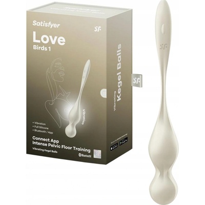 Satisfyer Love Birds 1 Smart Vibrating Kegel Ball White