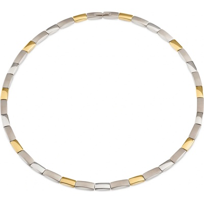 Boccia Titanium Nadčasový bicolor náhrdelník z titánu 08043-02