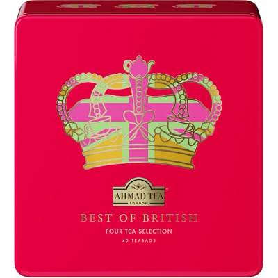 AHMAD TEA Best of British crown britské čaje 40 kusov