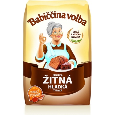 Delta Babiččina volba Mouka žitná chlebová 10 x 1 kg