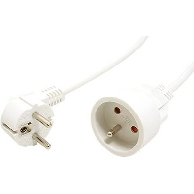 Value Kabel síťový prodlužovací 230V, CEE 7/7(M-F), 10m, bílý - 19.99.1175