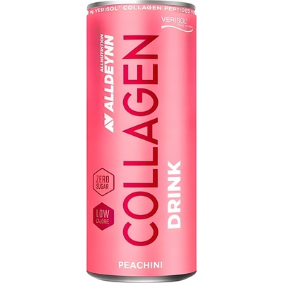 Alldeynn Collgen Nápoj s příchutí broskve mandarinky a meruňky s kolagenem bez cukru 330 ml