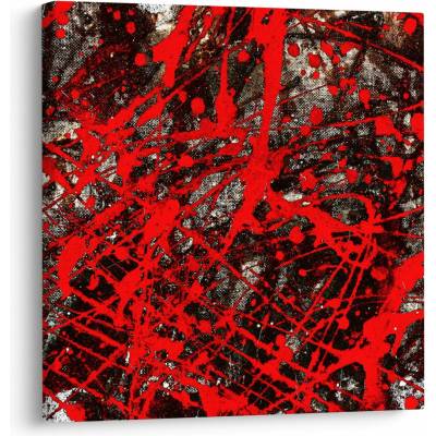 Obraz - Expresívne abstrakcie, jednodielne 30x30 cm
