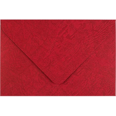 Papírová obálka 11x16,5 cm, střední, 2 bordó