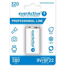 everActive 9V 320 mAh 1 ks EVHLR22-320