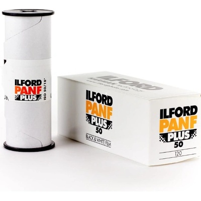 Ilford Pan F Plus 50/120 ČB negativní film