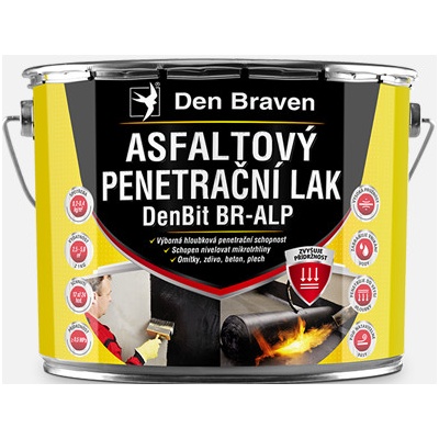 asfaltový penetrační lak denbit br - alp, plechovka 9 kg