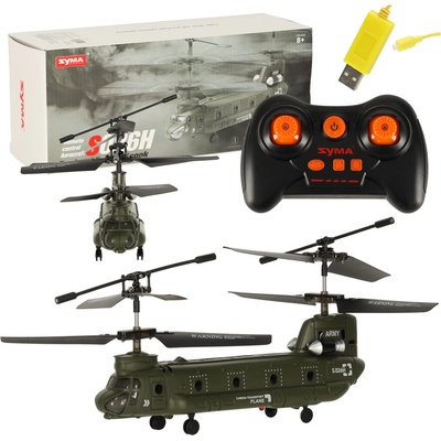 IQ models Vojenský transportní RC vrtulník Chinook S026H RC_314635 RTF 1:10