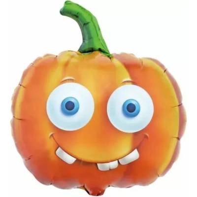 Godan Fóliový balón s usmívající se dýní – 44 × 43 cm, balený