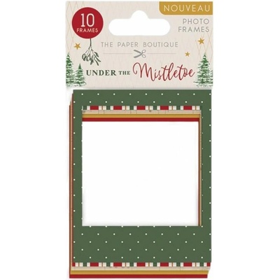 Creative World of Crafts Papírové rámečky na fotografie - Under the Mistletoe mix barev 10 ks