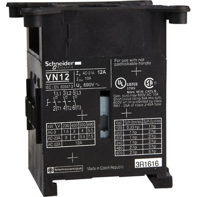 SCHNEIDER ELECTRIC SCHNEIDER Blok VARIO VN12 12A spínací VN12 – Hledejceny.cz