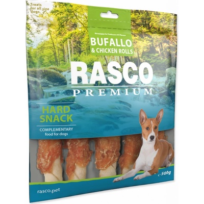 RASCO Premium tyčinky bůvolí L obalené kuřecím masem 500 g