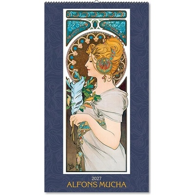 Nástenný Alfons Mucha 2027