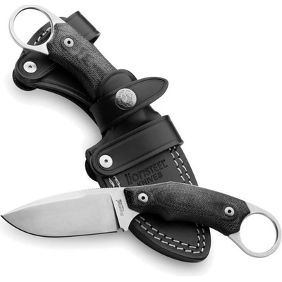 LionSTEEL H2 Black G-10 M390 Stonewash Fixed Blade