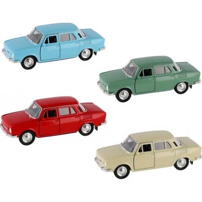 Welly Auto Škoda 100 kov/plast 11cm na volný chod 4 barvy 1:34