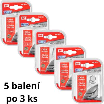 Main Paper Knihařské kroužky 15 ks rozměr vnitřní/vnější 50/55 mm