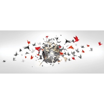 Preinterier Fototapeta - PA4134 Abstraktný origami 3D vzor vlies - 250cm x 104cm