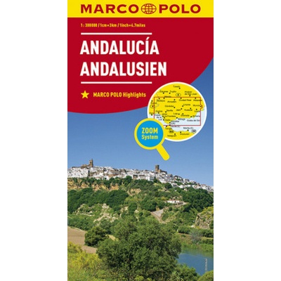 MARCO POLO Karte Spanien Andalusien 1:300 000