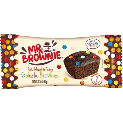 Mr. Brownie Galactic Brownies s lentilkami 50 g