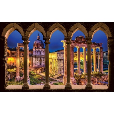 Preinterier FT5070 Fototapeta na stenu Kolonáda - nočné mesto vlies 152cm x 104cm
