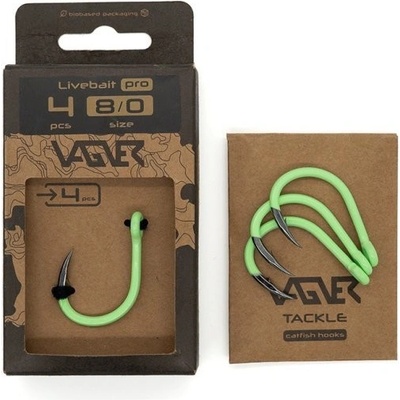 Vagner Fishing Háčky Livebait Pro 4ks Vel. 2