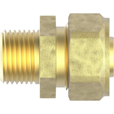 Kirchhoff přechodový kus 20 mm x 21 mm (vnější závit 1/2 ), kompresní fitinka pro polotovar MSVR