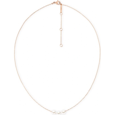 Daniel Wellington Pozlátený náhrdelník so Swarovski perlami DW00402111