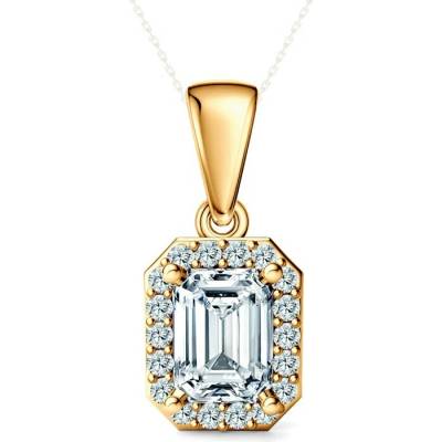 Savicki Prívesok This is Love žlté zlato laboratórne diamanty TIL Z01 EM 050 LAB Z