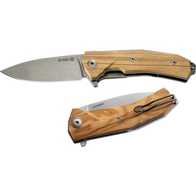 LionSteel KUR UL ocel Sleipner,rukojeť olivové dřevo