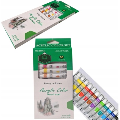 Farby na textil 12 ks 6 ml