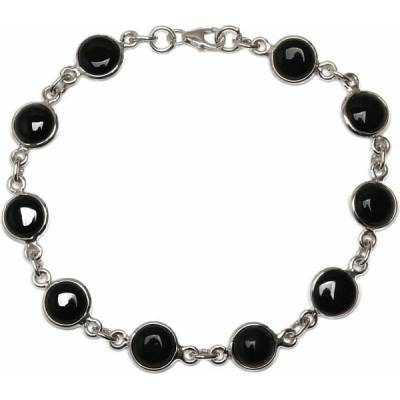 Nefertitis Onyx náramek stříbro Ag 925 B94 NF67299 20 cm, 7,6 g