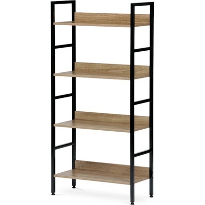 Regál GD-314 OAK Denny, 4 police, 60 x 27,5 x 125,5 cm