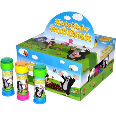 Wiky Bublifuk 50ml s hrkavkou Krtek