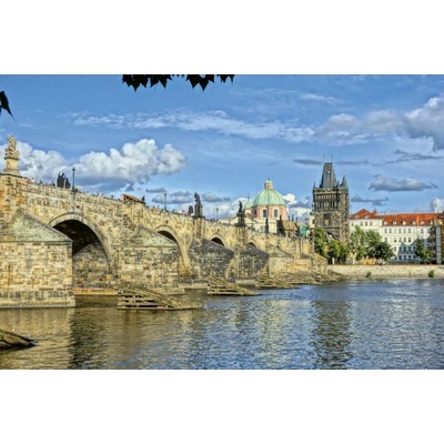 Dimex MS-5-0677 Vliesová fototapeta Pohled na Karlův most rozměry 375 x 250 cm