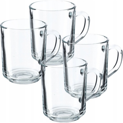 Kadax Sklenice na kávu a čaj 4 x 240 ml