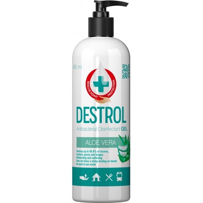 Destrol Antibakteriálny Dezinfekčný Gel ALOE VERA 490 ml