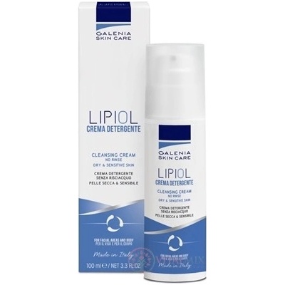 GALENÍ LIPIOL CREMA DETERGENTE čistící krém na obličej a tělo bez oplachování 100 ml – Hledejceny.cz